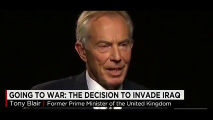 Tony Blair, 12 years after the Iraq war and the removal of Saddam apologizes