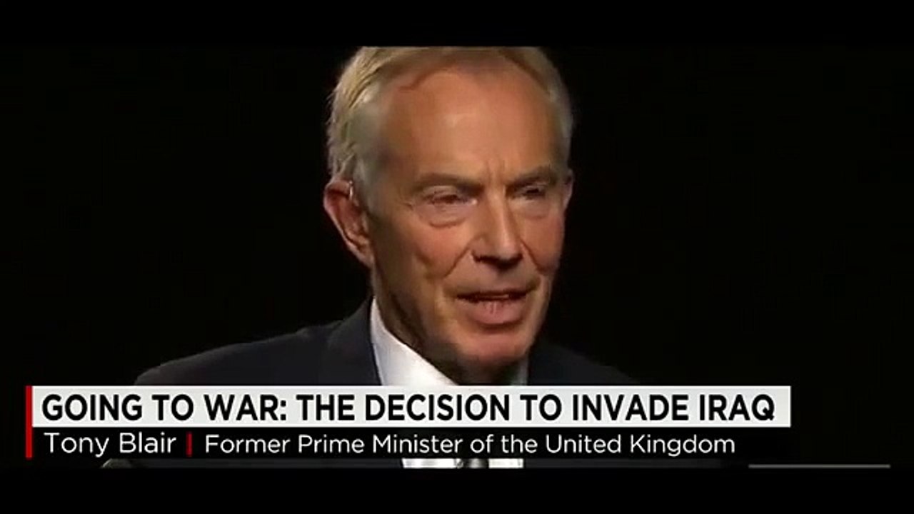 Tony Blair, 12 years after the Iraq war and the removal of Saddam apologizes
