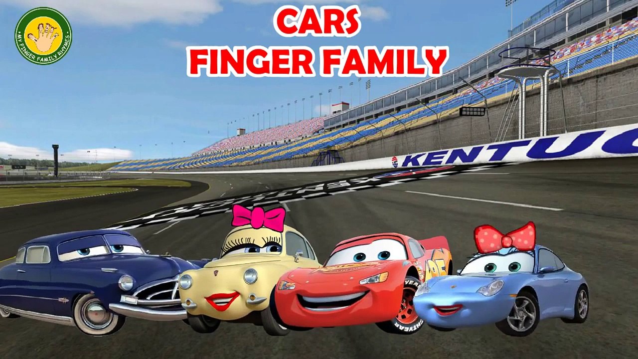 CARS Finger Family Nursery Rhymes for Kids  MY FINGER FAMILY RHYMES -  Dailymotion Video