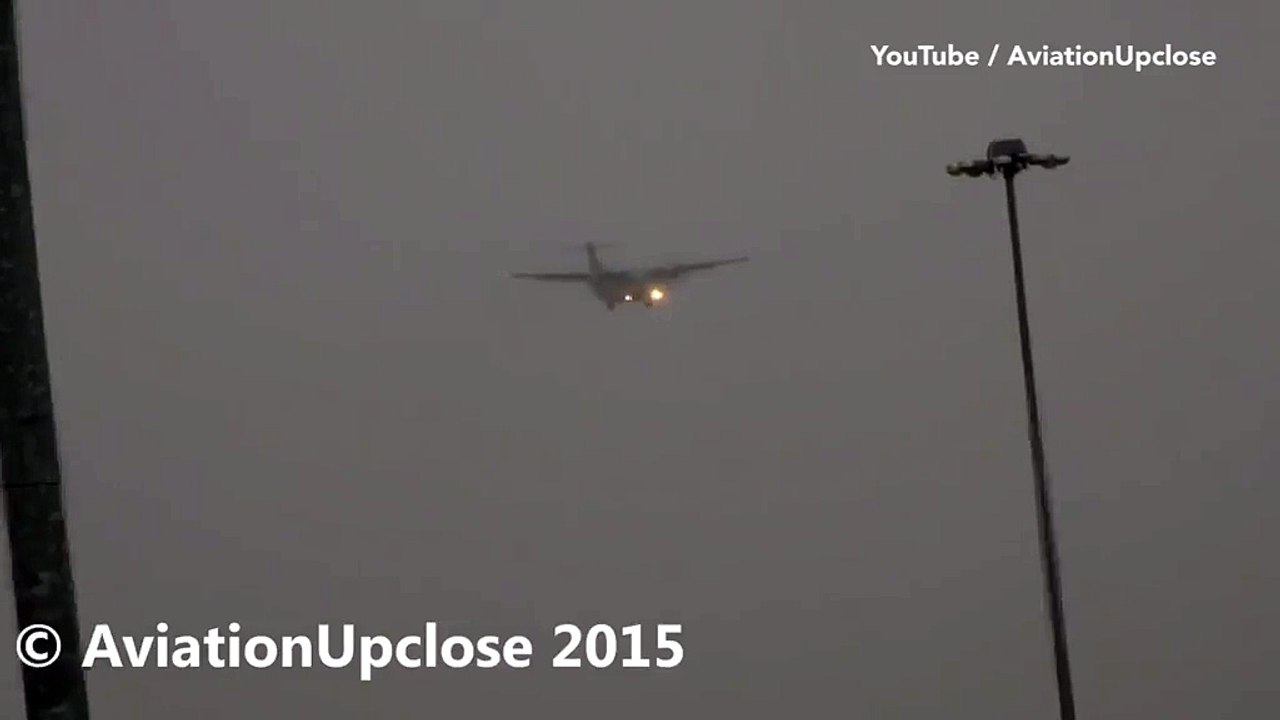 Aer Lingus plane aborts landing at the last second at Manchester Airport