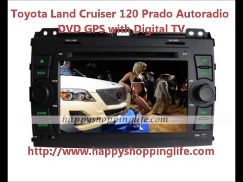 Custom Stereo for Toyota Land Cruiser 120 Prado Car GPS Navigation Radio DVD Bluetooth TV