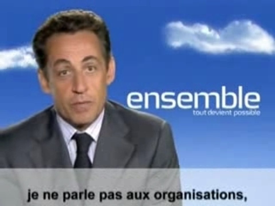 Spot Campagne 2nd tour Nicolas Sarkozy