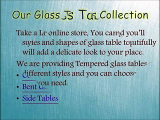 Tempered Glass Table
