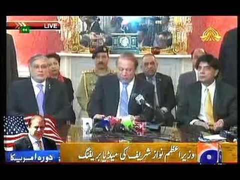PM Nawaz Shareef, Press Talk, Obama Say Mulaqat K Baad, 22 October, 2015