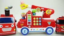 Pororo Tayo Fire truck 뽀로로 119소방차와 타요 또봇R 소방차놀이Tobot Fire