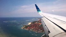Garuda Indonesia Beautiful Landing Bali Denpasar Ngurah Rai International Airport