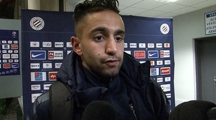 Ryad Boudebouz après MHSC 2-0 SC Bastia
