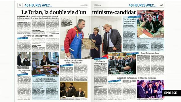 La Revue de Presse du 26 octobre 2015 par Laetitia Gayet