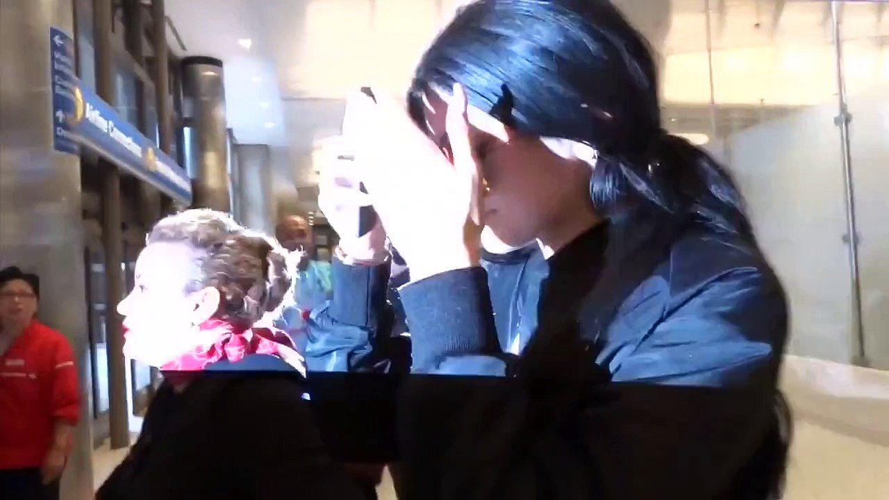 Kylie And Tyga Return To Los Angeles After Swiss Nightclub Brawl, Kylie Flashes Curious Ri