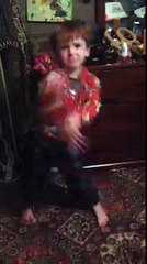 cute dancing child