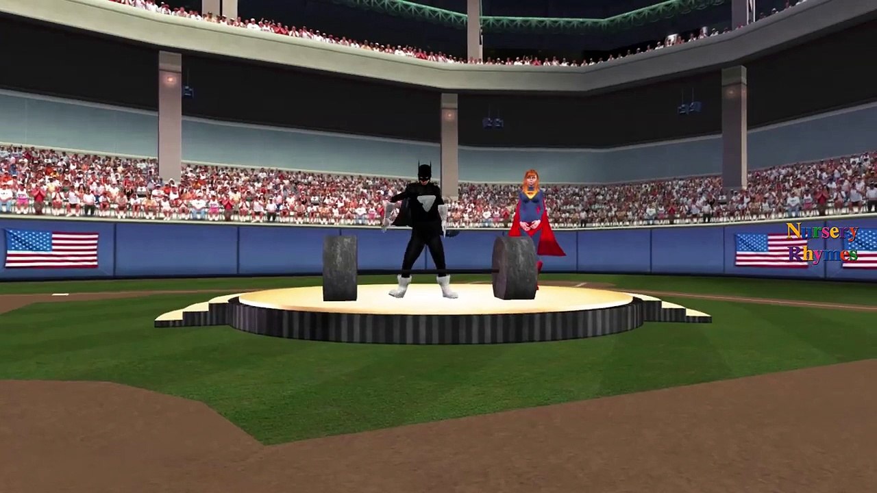 Batman Vs Superman Finger Family Children Nursery Rhymes | Epic Rap Battles Cartoons for C