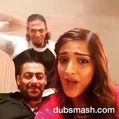 salman khan & Sonam Kapoor funny dubmash Prem Ratan Dhan Payo