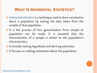 Basic Concepts of Inferential Statistics