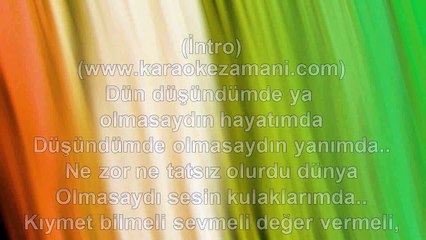 Orhan Ölmez - Ya Olmasaydın - 2015 TÜRKÇE KARAOKE