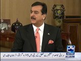 An exclusive interview of ex-prime minister Yousaf Raza Gillani