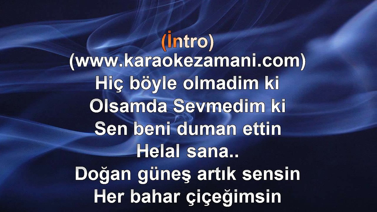 Özcan Deniz ‐ Ah O Gözlerin - 2000 TÜRKÇE KARAOKE