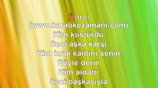 Özcan Deniz - Derin Duygular - 2002 TÜRKÇE KARAOKE