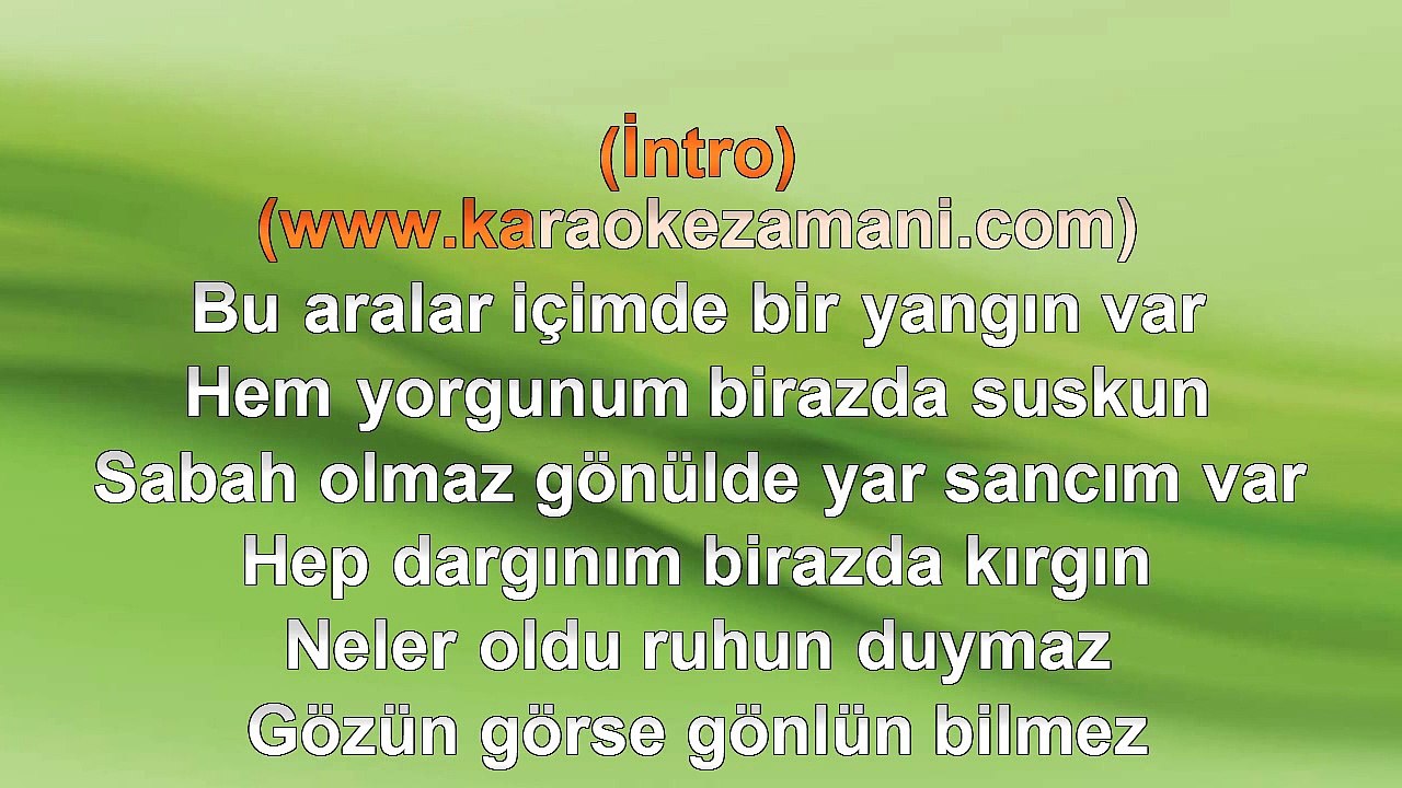 Özcan Deniz - Dön Desem - 2002 TÜRKÇE KARAOKE