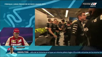 2015 Formula 1 Amerika Austin yarış sonrası basın toplantısı