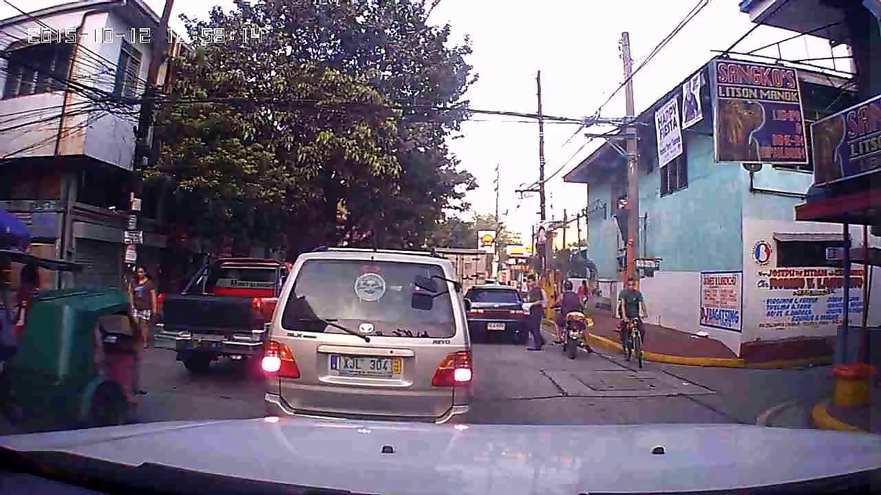 bisikleta bigla na lang tatawid sa harap