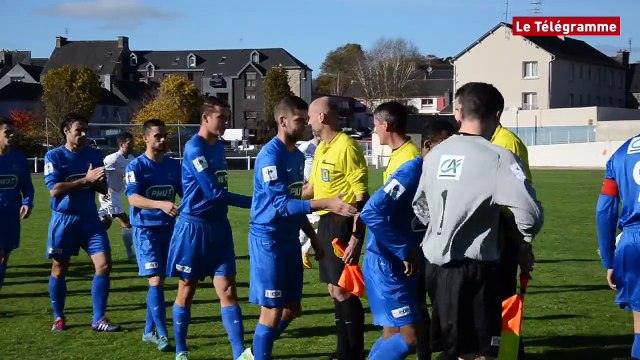 Football .Coupe de France (6e tour). Rostrenen - Saint-Martin-des-Champs : 1-0
