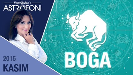 BOĞA burcu aylık yorumu  Kasım 2015