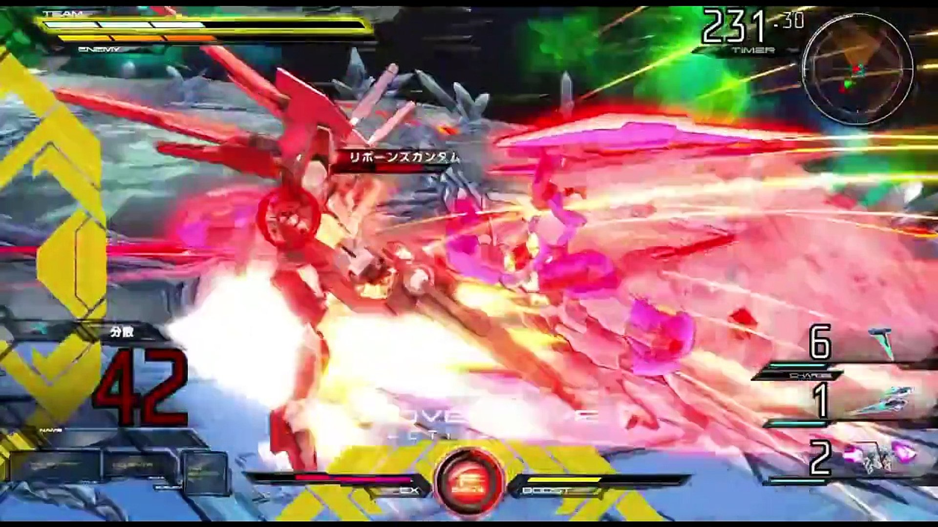 機動戦士ガンダムexvs Mb ダブルオークアンタ フルセイバー Dailymotion Video