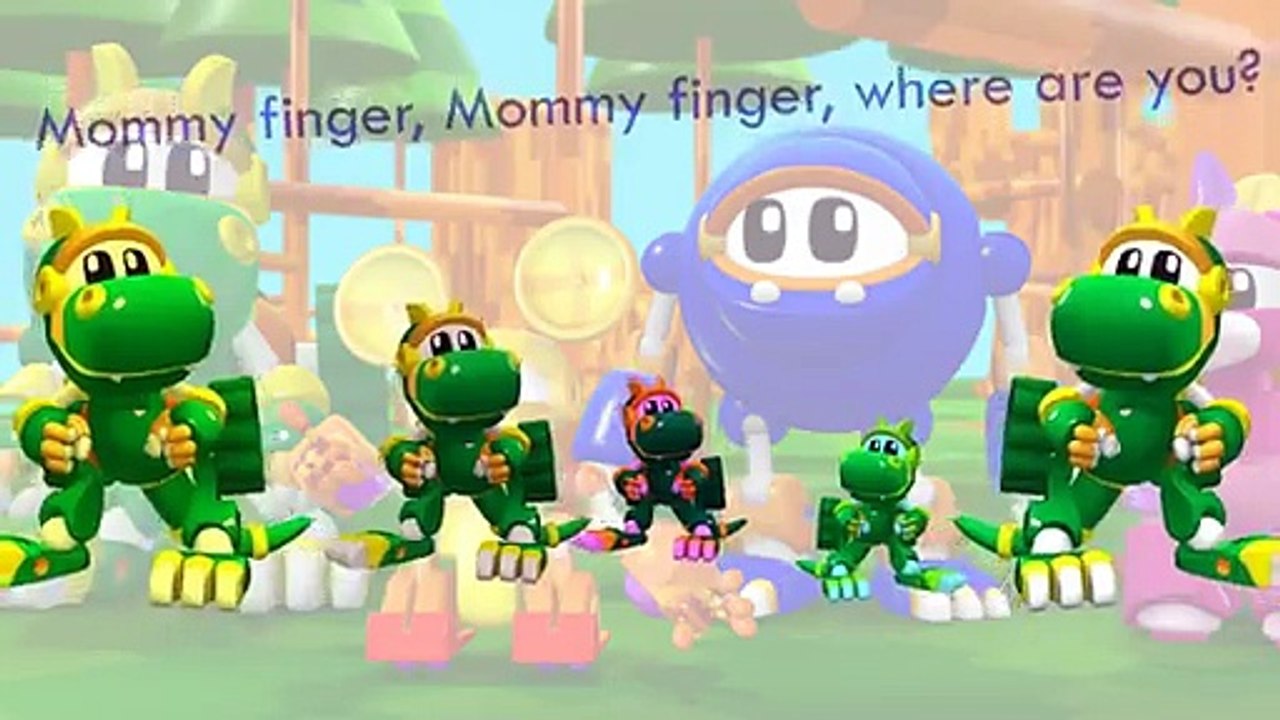 Animal Mechanicals Finger Family Song Daddy Finger Nursery Rhymes Sasquatch rex Mouse Komo