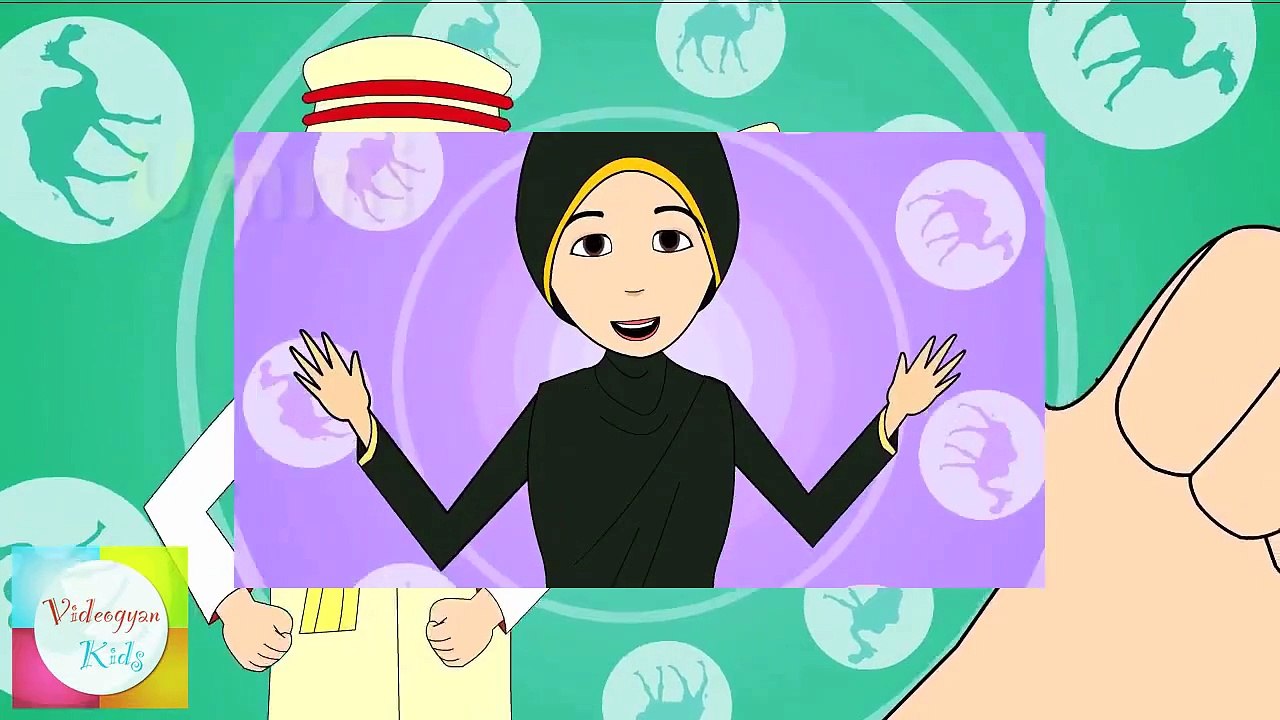 Finger Family (Arab Family) Nursery Rhyme | Cartoon Animation Songs For Children
