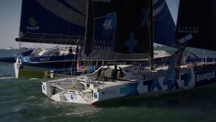 Mono Banque Populaire VIII - Départ Transat Jacques Vabre 2015