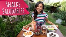 IDEAS DE SNACKS SALUDABLES PARA LA ESCUELA O EL TRABAJO!