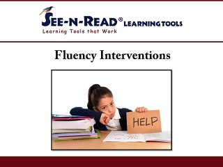 Fluency Interventions