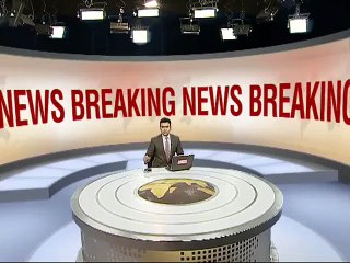 Live Footage of News studios during earthquake in Pakistan