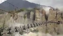 Earthquake shocks near Danyore bridge Gilgit