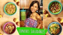 IDEAS DE LUNCH SALUDABLES PARA LA ESCUELA O EL TRABAJO!