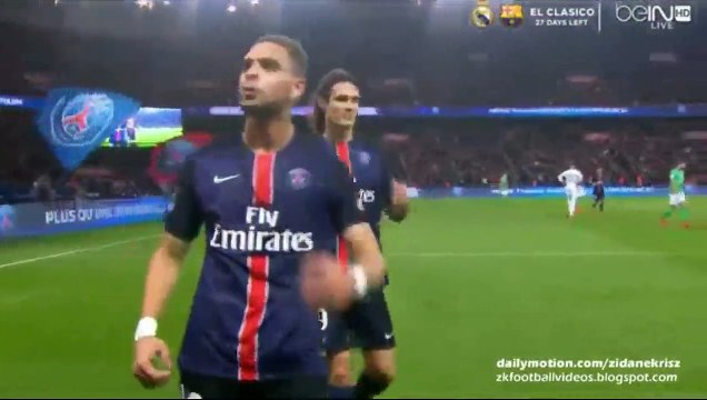 Paris Saint Germain 4-1 Saint Etienne - All Goals and Highlights 25.10.2015 HD