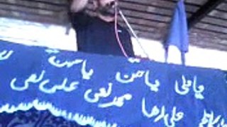 zakir israr hussain shah jhang shahadat e ali akbar at ghuman mari moharam 2015