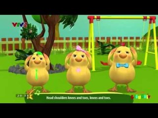 [NHẠC THIẾU NHI] HEAD SHOULDERS KNEES AND TOES ALL | HÁT CÙNG SIÊU CHÍP
