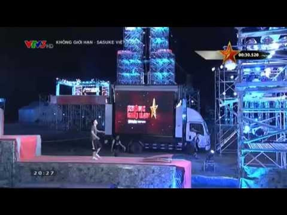 VŨ CHÍ MẠNH BĂNG BĂNG VỀ ĐÍCH | STAGE 1B | SASUKE VIỆT NAM 2015 (SEASON 1)