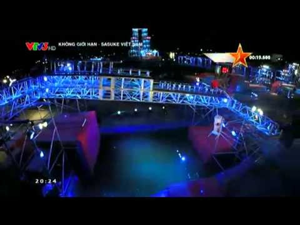 CẦU NHÍM THỬ THÁCH PHẠM MINH ĐỨC | STAGE 1B | SASUKE VIỆT NAM 2015 (SEASON 1)