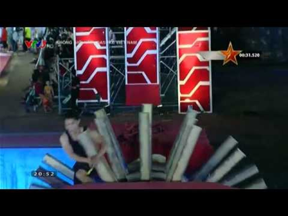 THẢM HỌA CẦU NHÍM ĐỐI VỚI NGUYỄN QUANG KHOA | STAGE 1B | SASUKE VIỆT NAM 2015 (SEASON 1)
