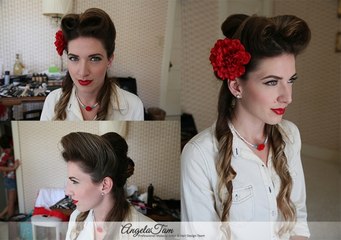 Pin-Up Hairstyle Tutorial