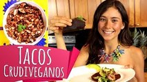 TACOS CRUDIVEGANOS! Carne de Champiñones