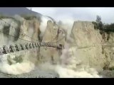 Footage of landslide in Gilgit-Baltistan following the ‪earthquake‬ in Pakistan