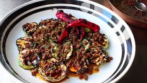 Learn how to make a Grilled Squash with Chorizo Vinaigrette recipe!
