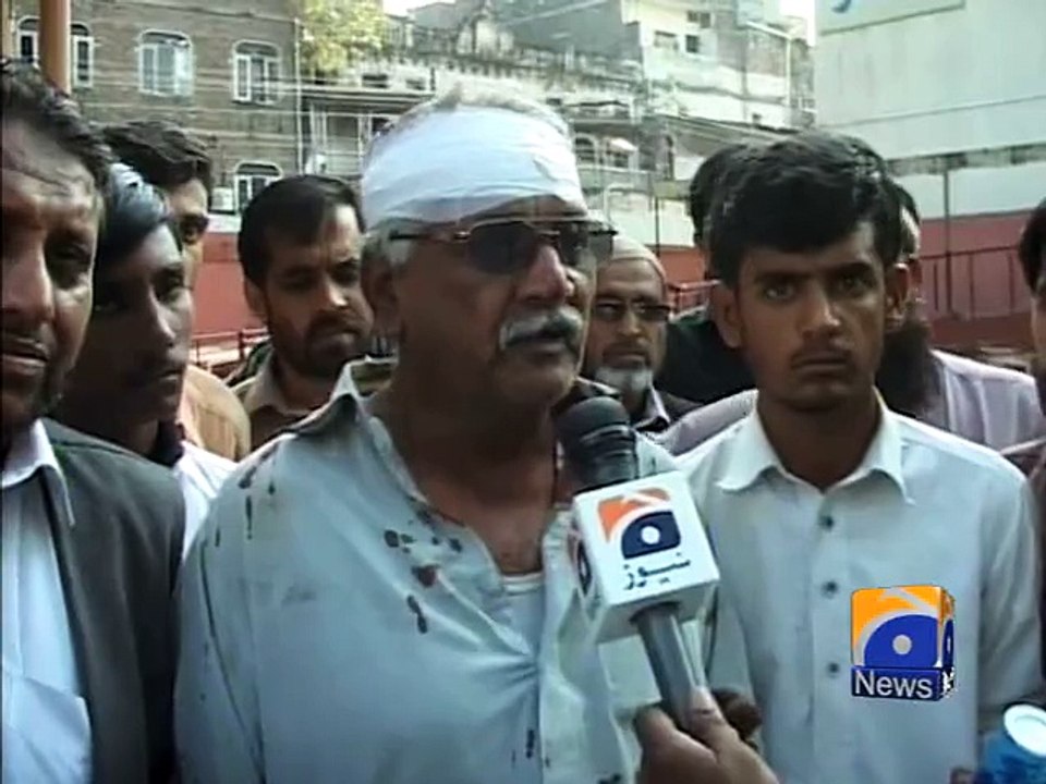 People react on earthquake