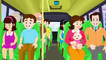The Wheels On The Bus Go Round and Round | NEW VERSION | Nursery Rhymes | HD Version