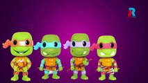 Teenage Mutant Ninja Turtles Finger Family Animation Nursery Rhymes For Children