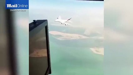 Un A380 frôle un hélico en plein ciel