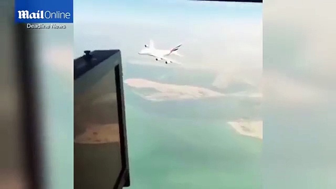 Un A380 frôle un hélico en plein ciel
